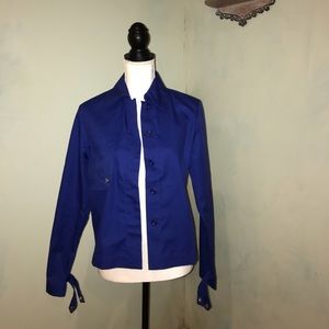 Never Worn! ASOS Blue Short Utility Jacket 🧥